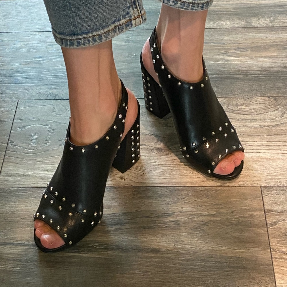 Michael Kors Astor Open Toe Sz 8.5, 39M - Picture 2 of 8